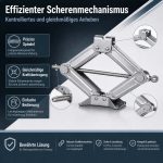 Terpo Škarjasta dvigalka 1 t iz jekla – dvig 90–315 mm za osebna vozila in terence