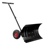 Terpo Snežni potiskalnik s kolesi 74 × 43 cm – jekleno rezilo