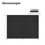 Terpo Solarna folija za bazen 4 × 6 m – črna PE, debelina 400 μm