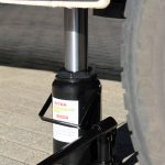 Terpo Hidravlična steklenična dvigalka 32 t (285–465 mm) s funkcijo počasnega spuščanja – jeklena dvigalka s 54 mm nosilnim krožnikom za težka vozila