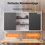 Terpo Stenska omarica – mere 1200 x 200 x 600 mm Delavnica in orodje