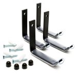 Terpo Stenski nosilec za pnevmatike za 4 pnevmatike, 106x20x102 mm, jeklo, do 25 kg na nosilec