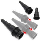 Terpo Stopničasti cevni spojnik 19/25/32/38 mm – plastični adapter za bazenske in ribniške cevi