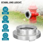 Terpo Storz fiksna spojka C 52 mm, notranji navoj 2 palca (59,25 mm), aluminij, do 10 bar Požarna varnost
