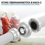 Terpo Storz redukcijska spojka B 75 na C 52, aluminij, do 10 bar Požarna varnost