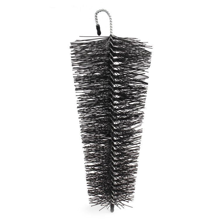 Terpo Stožčasta ščetka za zaščito odtočne cevi pred listjem, Ø 8–12 × 25 cm Fasada, vrata, ograja