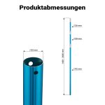 Terpo Teleskopska palica za čiščenje bazena 120–360 cm – priključek 28–30 mm