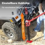 Terpo Terenska dvigalka 152 cm (60") do 3000 kg, dvig do 135 cm – kmečka dvigalka iz jekla za terence, SUV in ATV