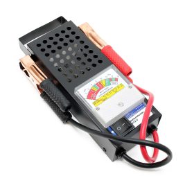Terpo Tester baterij za 6V in 12V, z 2 kleščama, nastavljiva lestvica – za avtomobilski sistem polnjenja, alternator, zaganjalnik