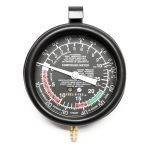 Terpo Tester podtlaka in bencinske črpalke do 10 PSI / 28" Hg, z manometrom in kovčkom