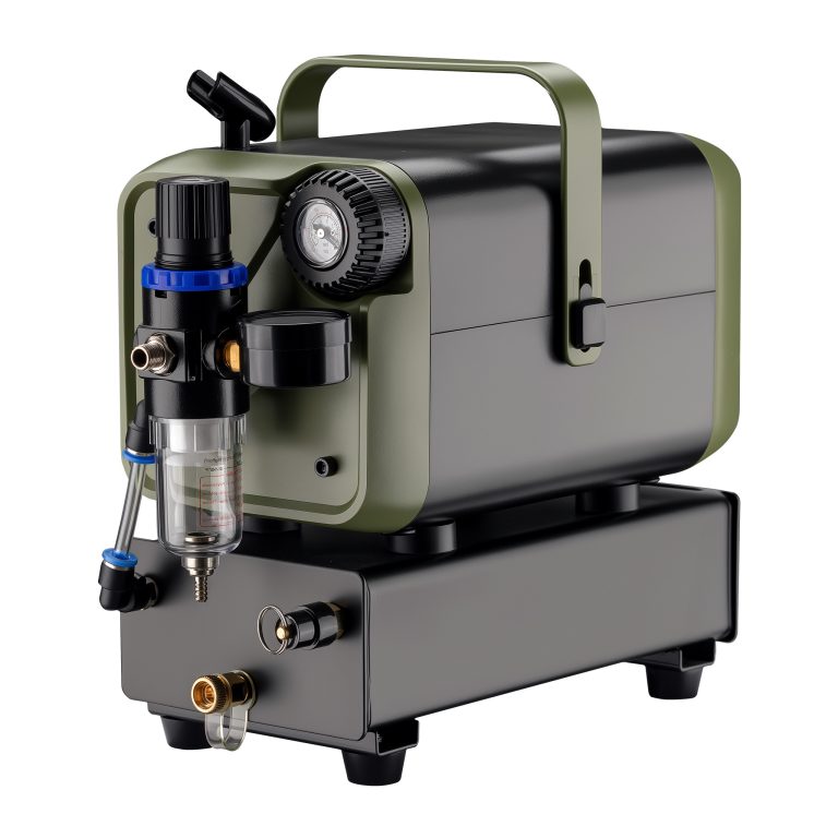 Terpo Tihi airbrush kompresor HS-679F z rezervoarjem 1,5 l – 28 l/min Airbrush