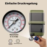 Terpo Tihi airbrush kompresor HS-679F z rezervoarjem 1,5 l – 28 l/min Airbrush