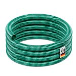 Terpo Tlačna in sesalna cev Ø 32 mm, 10 m – zelena PVC cev, tlak 7 bar