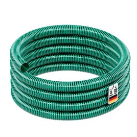 Terpo Tlačna in sesalna cev Ø 32 mm, 5 m – zelena PVC cev, tlak 7 bar