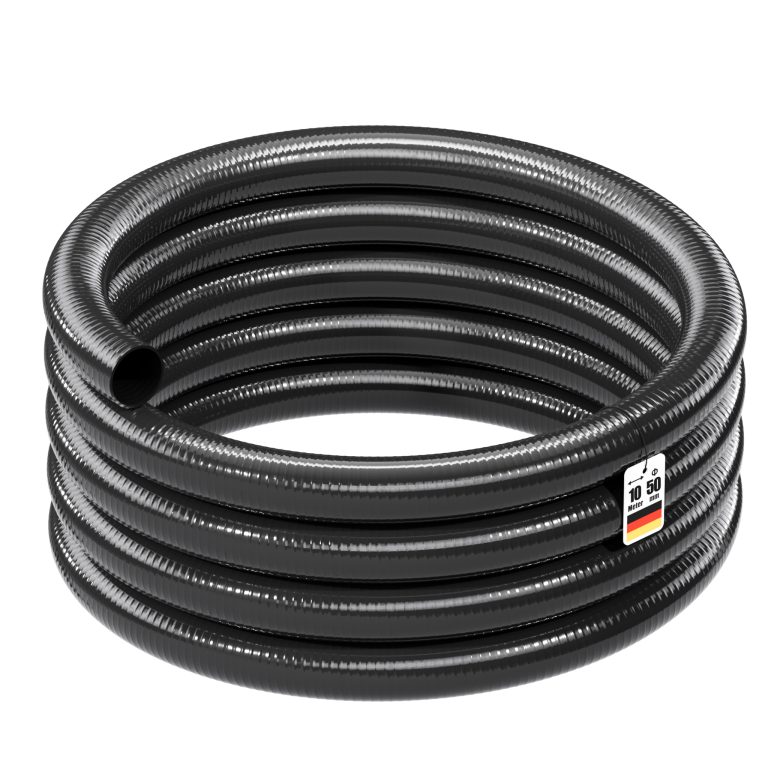 Terpo Tlačna in sesalna cev Ø 50 mm, 10 m – PVC, tlak 5 bar, UV-odporna
