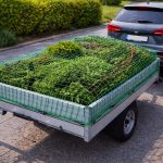Terpo Tovorna mreža za prikolico, zelena, 2,1 x 1,25 m, polipropilen, mreža 45x45 mm