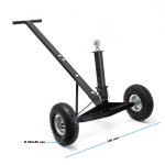 Terpo Ročni voziček za premikanje prikolice 270 kg s sklopko Ø 50 mm, 2 koles Prikolice
