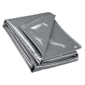 Terpo Univerzalna ponjava 5x8m, siva, poliester s PVC premazom, vodoodporna