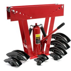 Terpo Upogibni stroj – Mere: 610 x 185 x 560 mm, Oblike upogibanja: DN15 Ø 21,3 mm (1/2"), DN20 Ø 26,9 mm (3/4"), DN25 Ø 33,7 mm (1"), DN32 Ø 42,4 mm (1 1/4"), DN40 Ø 48,3 mm (1 1/2"), DN50 Ø 60,3 mm (2"), DN65 Ø 76,1 mm (2 1/2"), DN80 Ø 88,9 mm (3") Delavnica in orodje