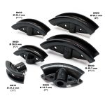 Terpo Upogibni stroj – Mere: 630 x 540 x 170 mm, Oblike upogibanja: DN15 Ø 21,3 mm (1/2"), DN20 Ø 26,9 mm (3/4"), DN25 Ø 33,7 mm (1"), DN32 Ø 42,4 mm (1 1/4"), DN40 Ø 48,3 mm (1 1/2"), DN50 Ø 60,3 mm (2") Delavnica in orodje