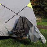 Terpo UV-odporna prevleka za vlečno oje prikolice 950 × 610 × 150 mm, Oxford 210D, srebrna Prikolice