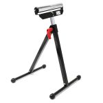 Terpo Valjčni nosilec (stojalo) do 60 kg – višinsko nastavljiv valjčni nosilec 68–110 cm iz kovine za dovajanje materiala, podporni nosilec za delavnico