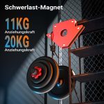 Terpo Varilni magnet 11 kg in 20 kg – komplet 4 kosov, koti 45°, 90° in 135° Varjenje in lotanje