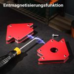 Terpo Varilni magnet 11 kg – komplet 4 kosov, koti 45°, 90° in 135° Varjenje in lotanje