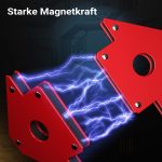 Terpo Varilni magnet 32 kg – komplet 4 kosov, koti 45°, 90° in 135° Varjenje in lotanje