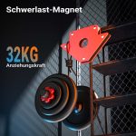 Terpo Varilni magnet 32 kg – komplet 4 kosov, koti 45°, 90° in 135° Varjenje in lotanje