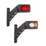 Terpo 2x Večbarvne LED stranske luči 24V, homologacija E-mark – za prikolice in karavane