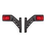 Terpo 2x Večbarvne LED stranske luči 24V, homologacija E-mark – za prikolice in karavane
