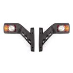 Terpo 2x Večbarvne LED stranske luči 24V, homologacija E-mark – za prikolice in karavane