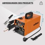 Terpo Večpostopkovni IGBT varilni aparat 120 A za MIG, MMA in TIG, 220–240 V Varjenje in lotanje