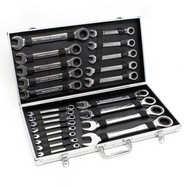Terpo Set ključev 22-delni – viličasti ključi 6–32 mm, obročni ključi in izvijači, v kovčku Delavnica in orodje