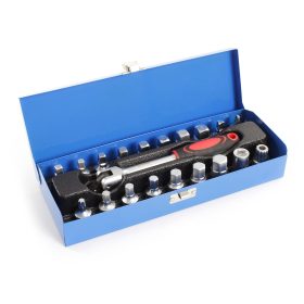 Terpo Set ključev za izpustne vijake olja 18-delni, vklj. ragljača 3/8" Delavnica in orodje