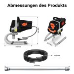 Terpo Visokotlačni sistem za brizganje barve 1010 W – 207 bar Airbrush