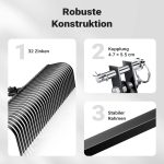 Terpo Vlečne grablje za seno 152 cm s 32 zobci – za traktorsko kosilnico, 3-točkovni priklop