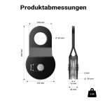 Terpo Vodilno kolesce za vitel – nosilnost 10000 kg