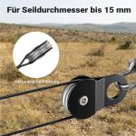 Terpo Vodilno kolesce za vitel – nosilnost 10000 kg