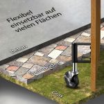 Terpo Vodilno kolesce za vrata – premer 100 mm, nosilnost 100 kg Delavnica in orodje
