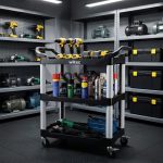 Terpo Voziček na kolesih – mere 835 x 430 x 970 mm, nosilnost 135 kg Delavnica in orodje