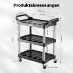Terpo Voziček na kolesih – mere 835 x 430 x 970 mm, nosilnost 135 kg Delavnica in orodje
