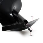 Terpo Vrtalni sveder za zemljo Ø 300 mm, dolžina 80 cm – lito železo