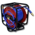 Terpo Vrtljiv jekleni kolut s 30-m PU-cevjo 8 × 12 mm, 12 bar, rdeč Delavnica in orodje