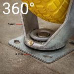 Terpo Vrtljivo kolesce – Ø 258 mm, nosilnost 150 kg