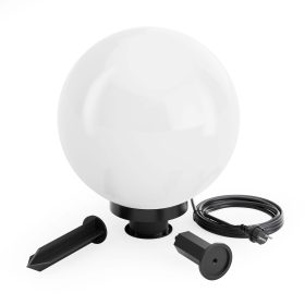 Terpo Vrtna krogelna svetilka Ø 30 cm s talnim količkom – grlo E27, IP44, 40 W