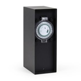 Terpo Vrtna vtičnica z 2 priključkoma in časovnikom – IP54, 3680 W