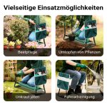 Terpo Vrtni klečalnik in sedež do 150 kg – oblazinjen, 1 žep