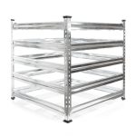 Terpo Vrtni kompostnik 720 l, 90 × 90 × 90 cm – pocinkano jeklo